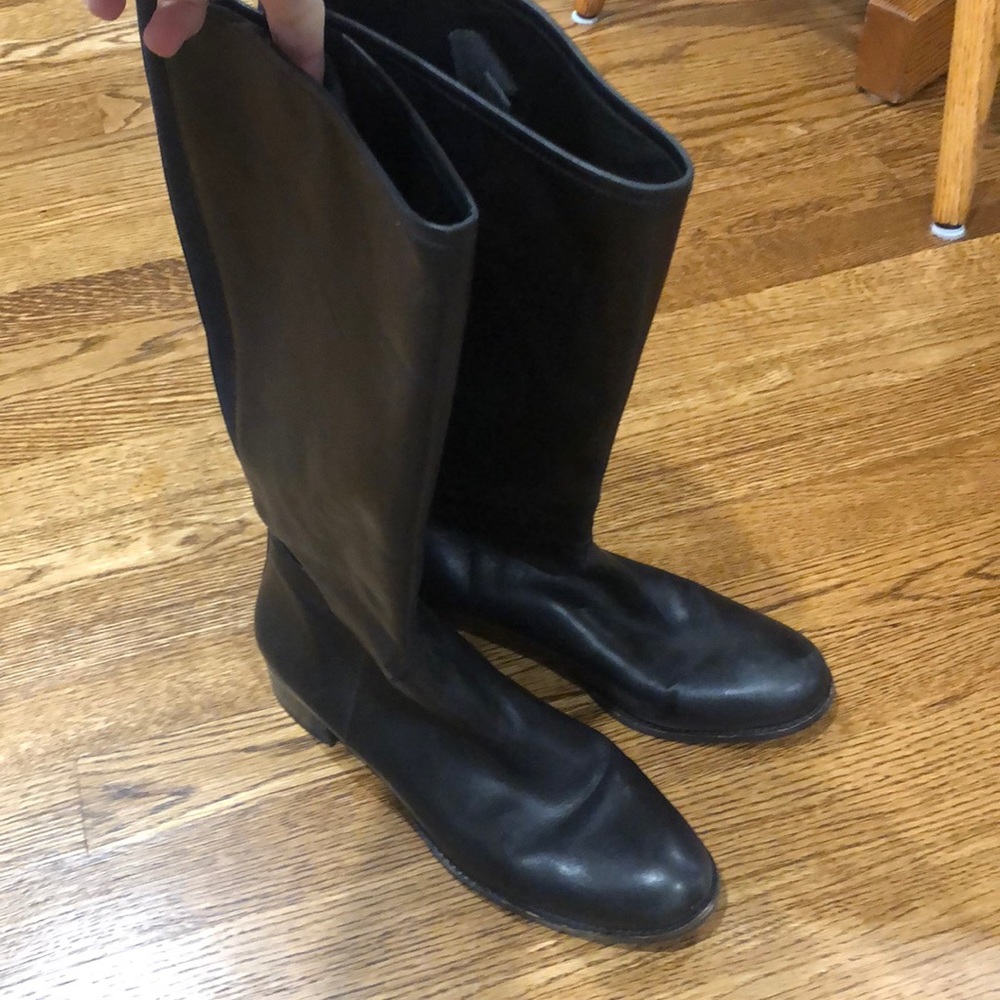Banana Republic Black Leather Boots